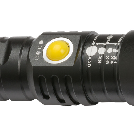 Lampe de nuit à LED NLB 02 BS avec détecteur de mouvement infrarouge et  interrupteur à poussoir 2 LED 60lm 3x AA (incluses)