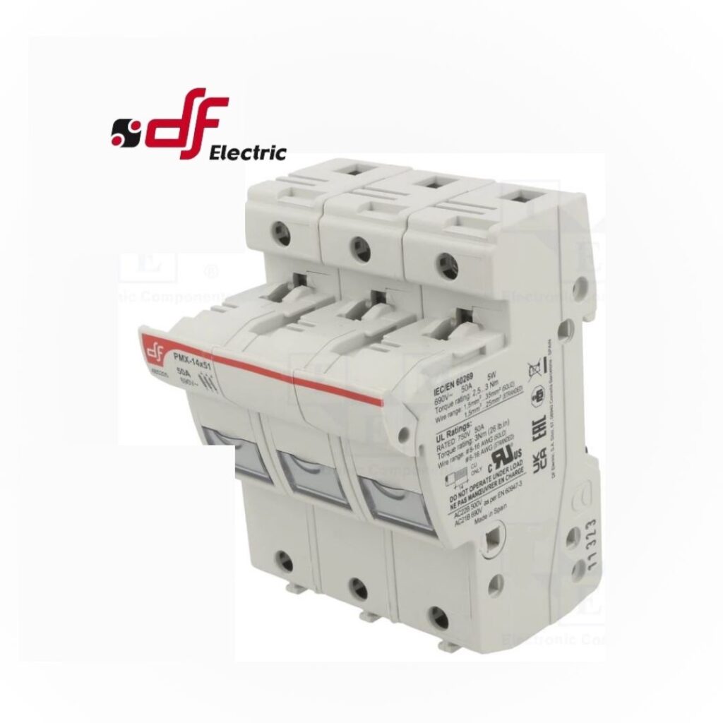 Porte-fusible 50A 690V 14x51 - Marque DF, Occasion (ref. 480050 I)